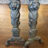 Early Victorian Brass Fireplace Companion Set