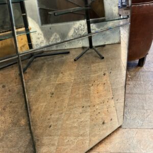 Antique Distressed Glass Mirror