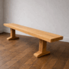 Late 20th Century Oak Bench
