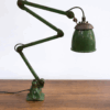 1950s Machinist Lamp in Green