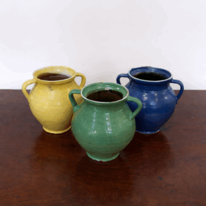 Vintage Hungarian Glazed Confit Pot