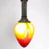 Vintage Murano Style Glass Pendant Lamp