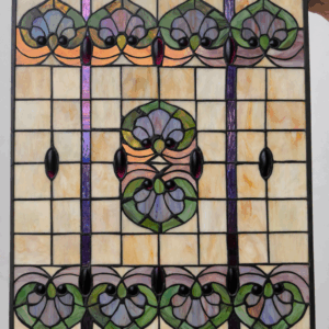 Tiffany Style Leaded Glass Panel