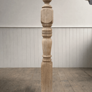 Victorian Stripped Pine Newel Post