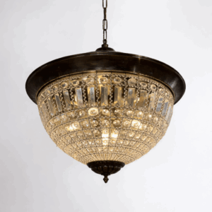 Empire Style Half Basket Chandelier