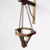 19th Century Bronze Hanging Handle Light