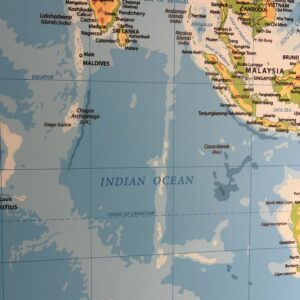 Contemporary World Map Wall Panel