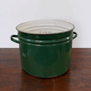 Vintage Enamel Bucket