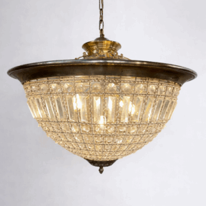 Empire Style Half Basket Chandelier