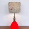 Italian Red Murano Glass Table Lamp