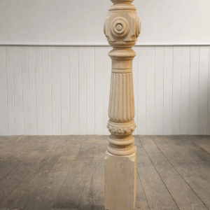 Newly Stripped Oak Newel Post