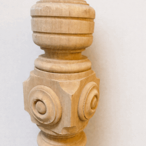 Newly Stripped Oak Newel Post