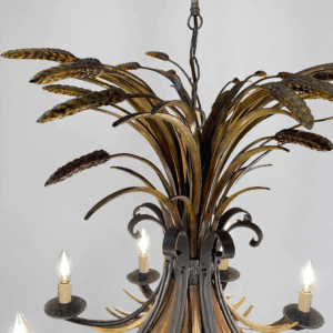 French Wheatsheaf Metal Pendant