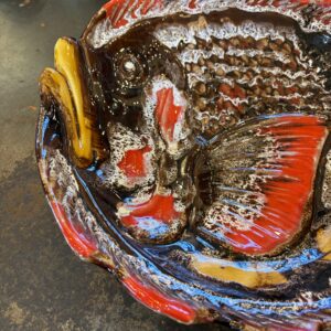 Vallauris Ceramic Fish Dish