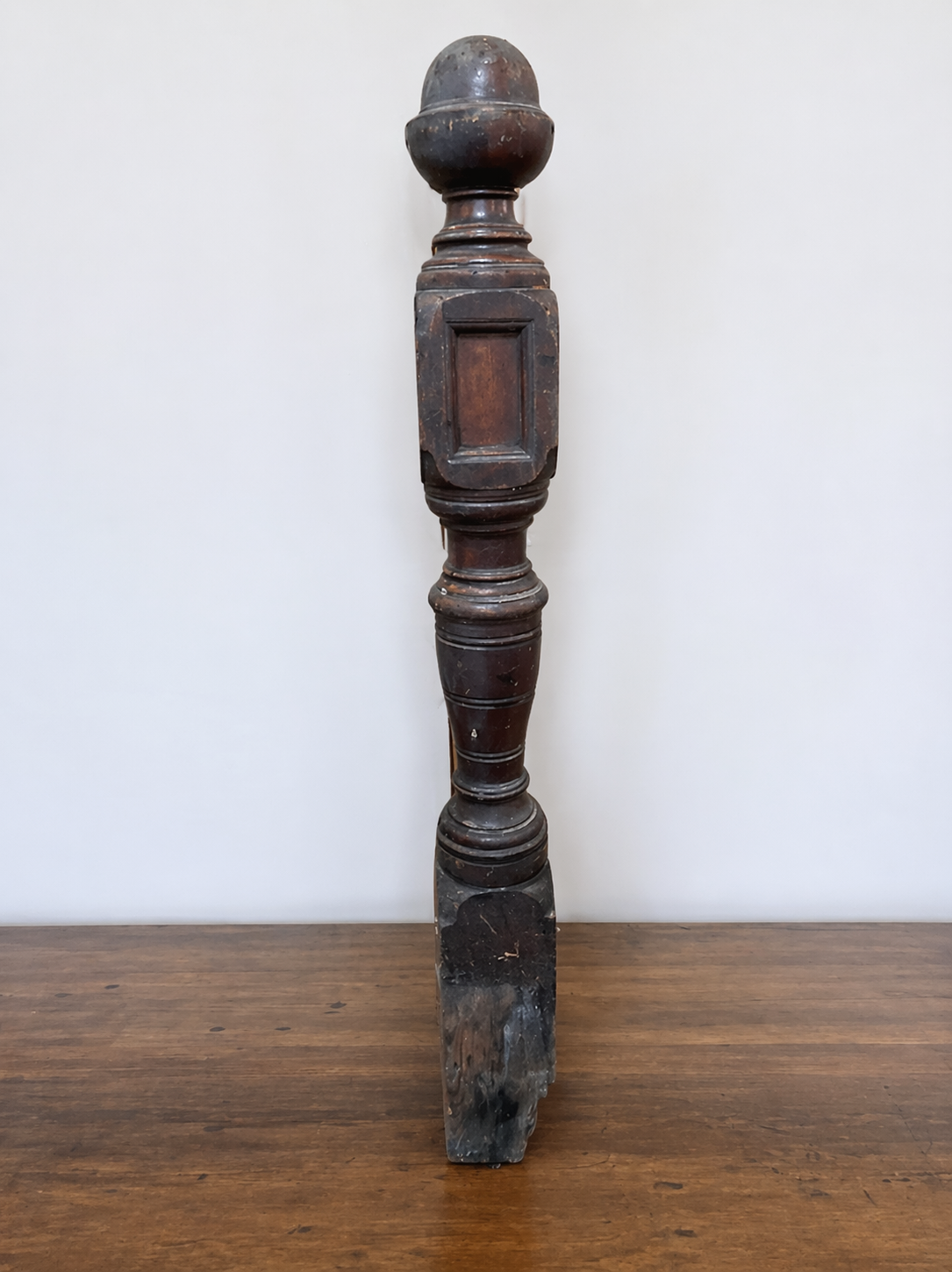 Antique Oak Newel Post