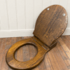 Classic Oak Round Toilet Seat