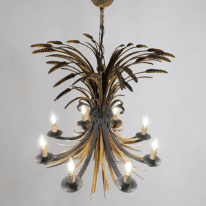 French Wheatsheaf Metal Pendant
