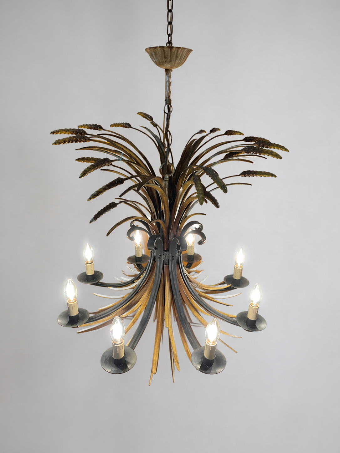 French Wheatsheaf Metal Pendant