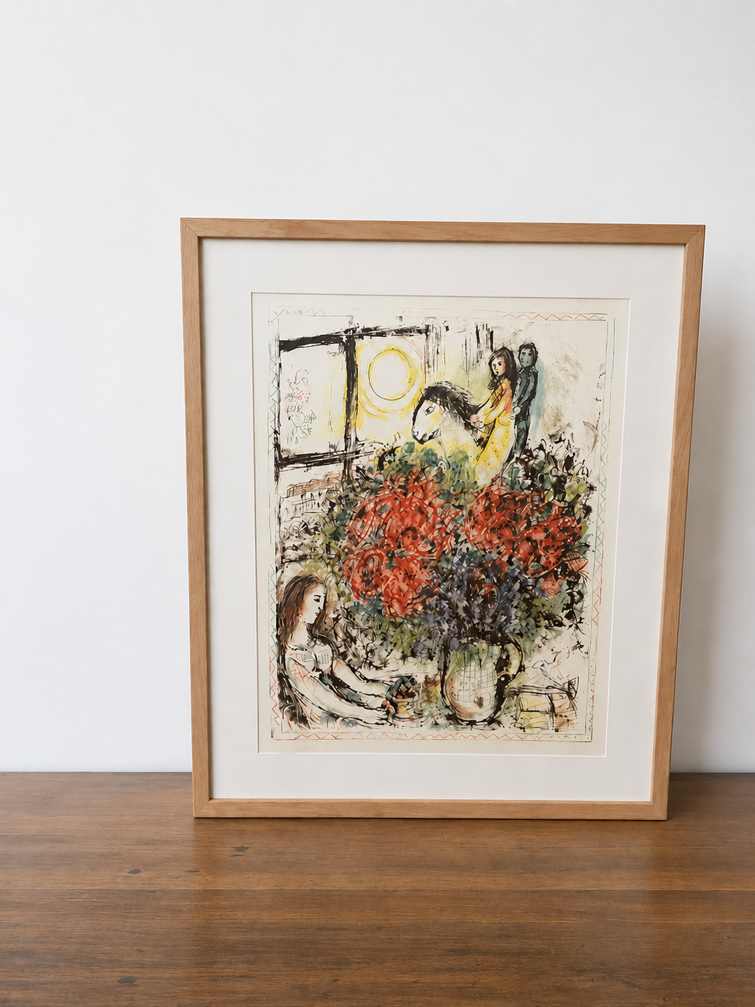 Vintage Marc Chagall Lithograph Print