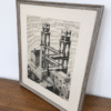 Framed M.C Escher Lithograph Print