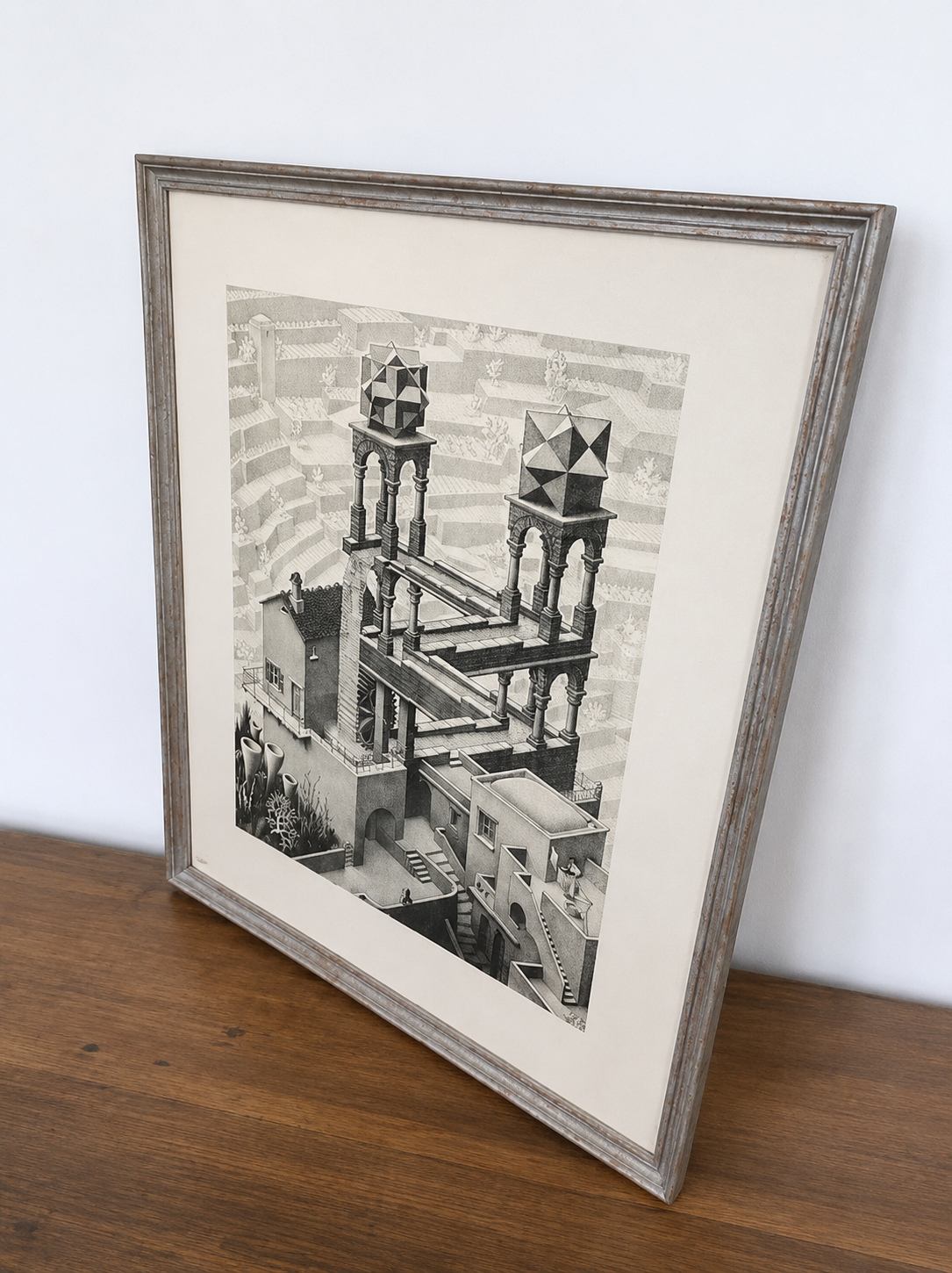 Framed M.C Escher Lithograph Print