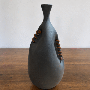 Contemporary Blackware Pottery Vase Contemporary Blackware Pottery Vase