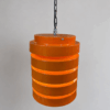Mid Century French Ringline Orange Pendant