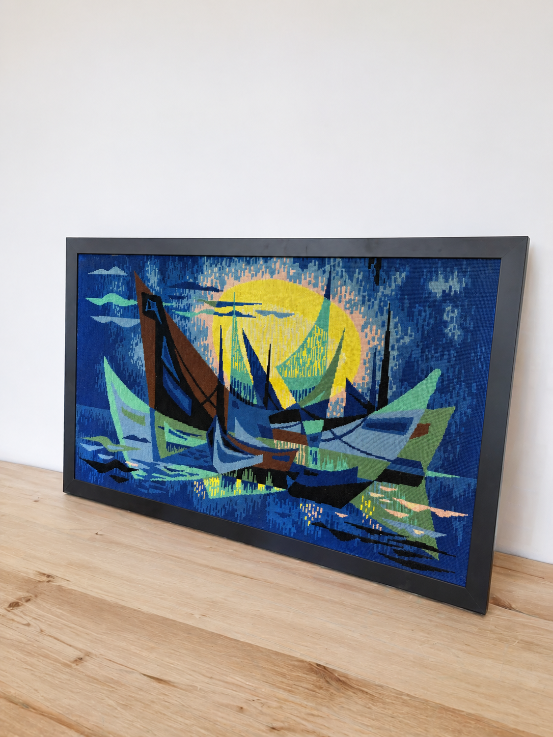 Vintage French Needlepoint Tapestry