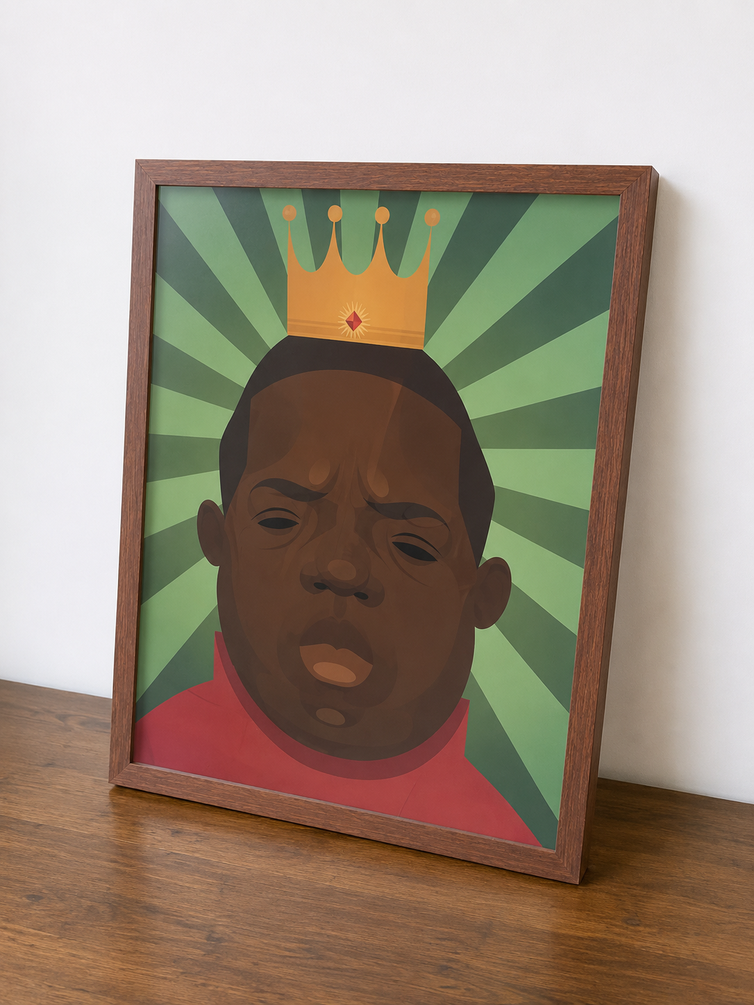 Notorious B.I.G Print by Stanley Chow