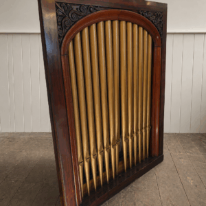 Antique Mahogany Organ Panel