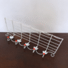 Mid Century 5 Hook Shelf