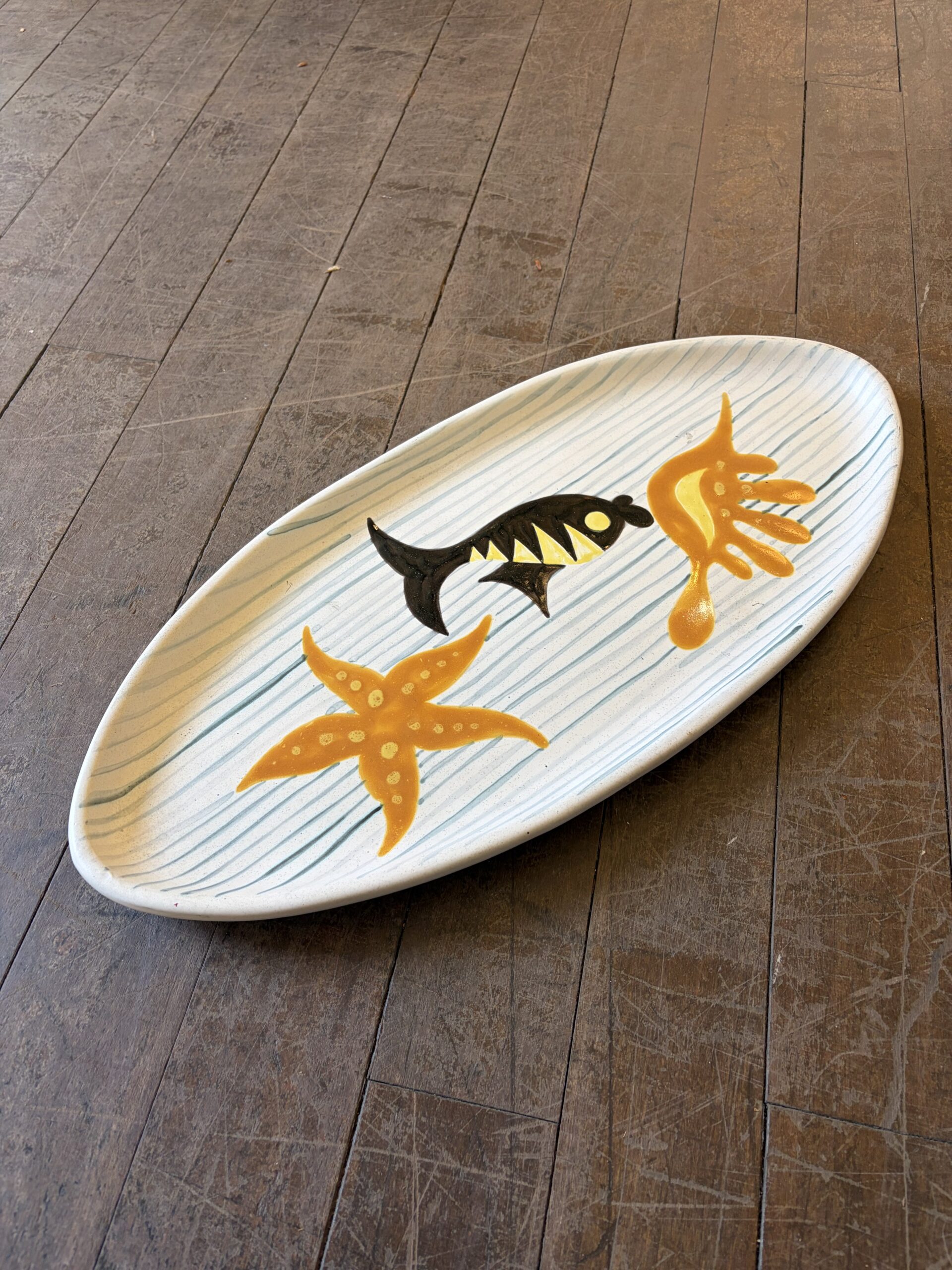 Mid Century Cerenne Vallauris Plate