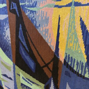 Vintage French Needlepoint Tapestry