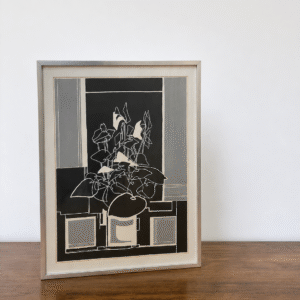 Cubist Lithograph Print