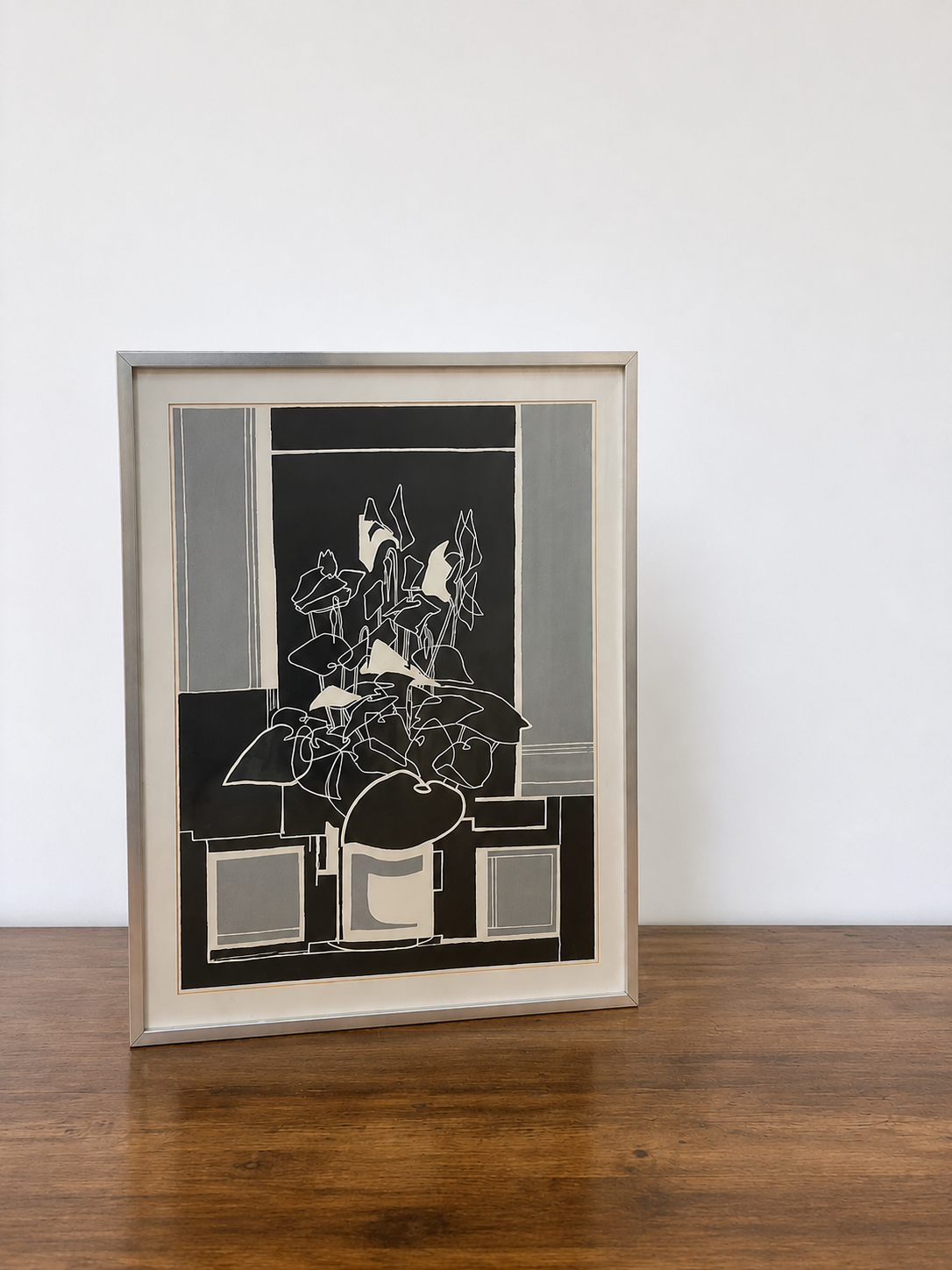 Cubist Lithograph Print