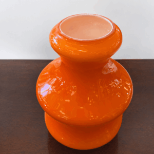 1960s Orange Glass Shade