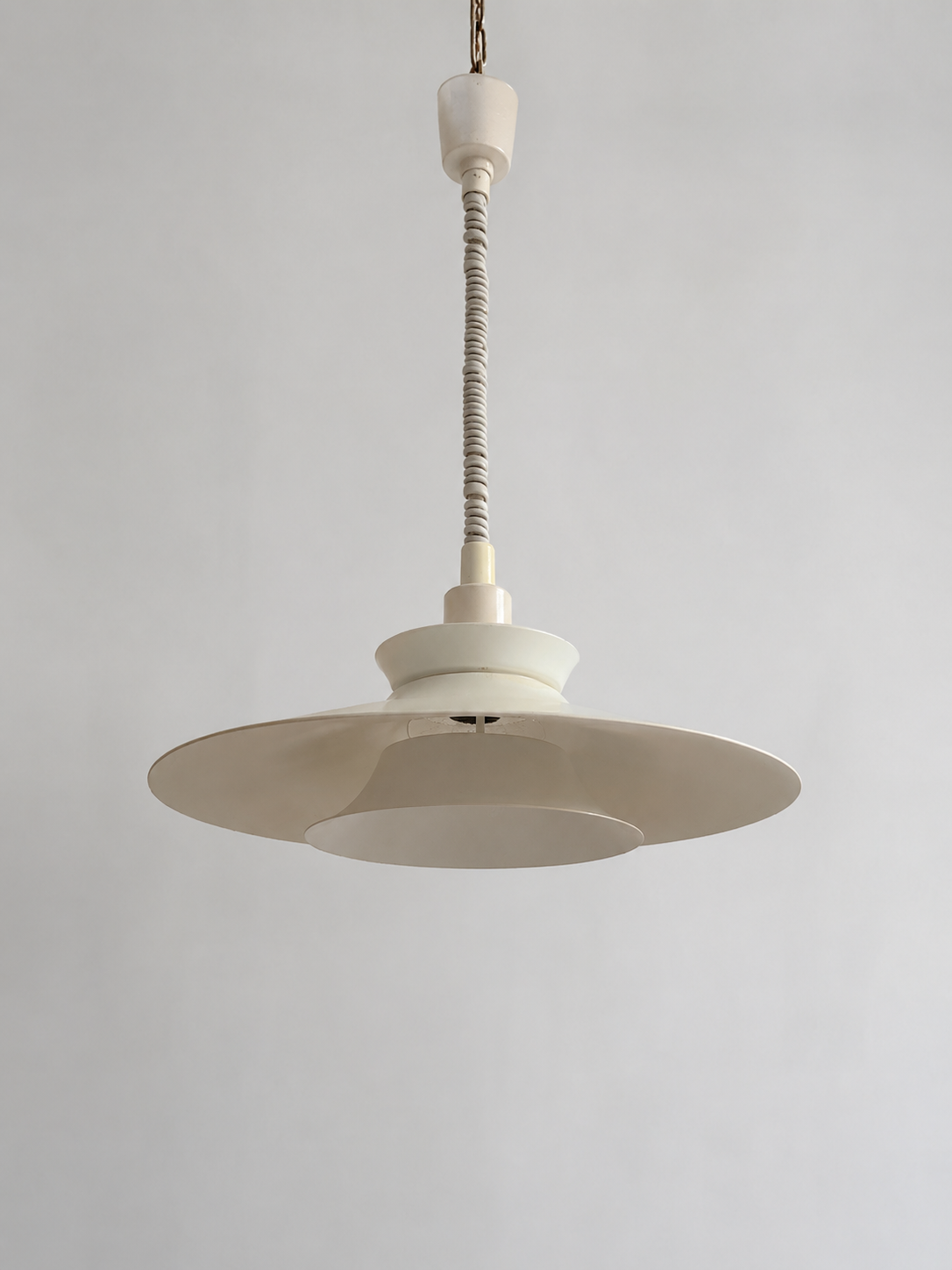 Mid Century Scandi Rise + Fall Pendant