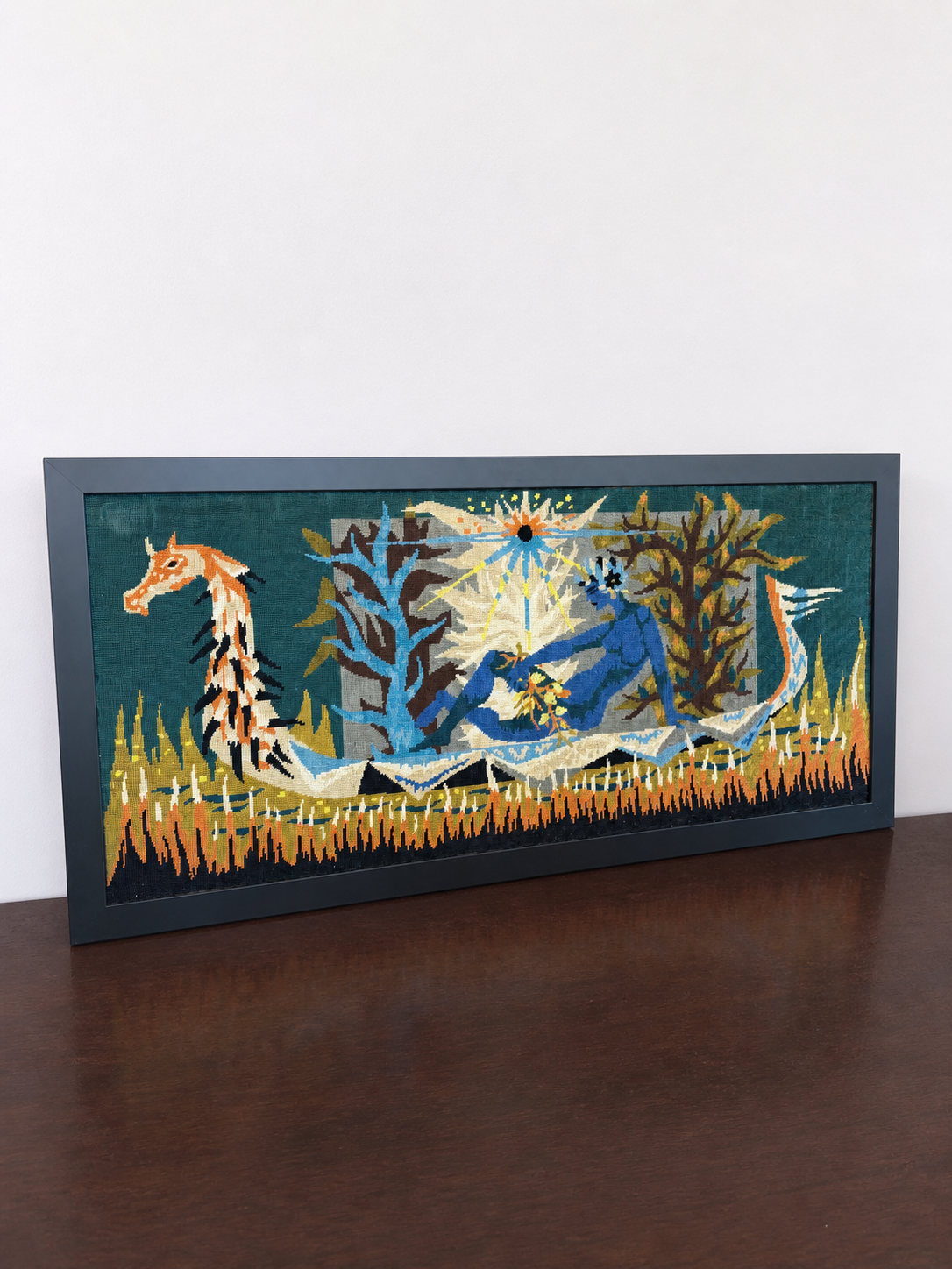 1970s La Barque De L'Ondine Tapestry