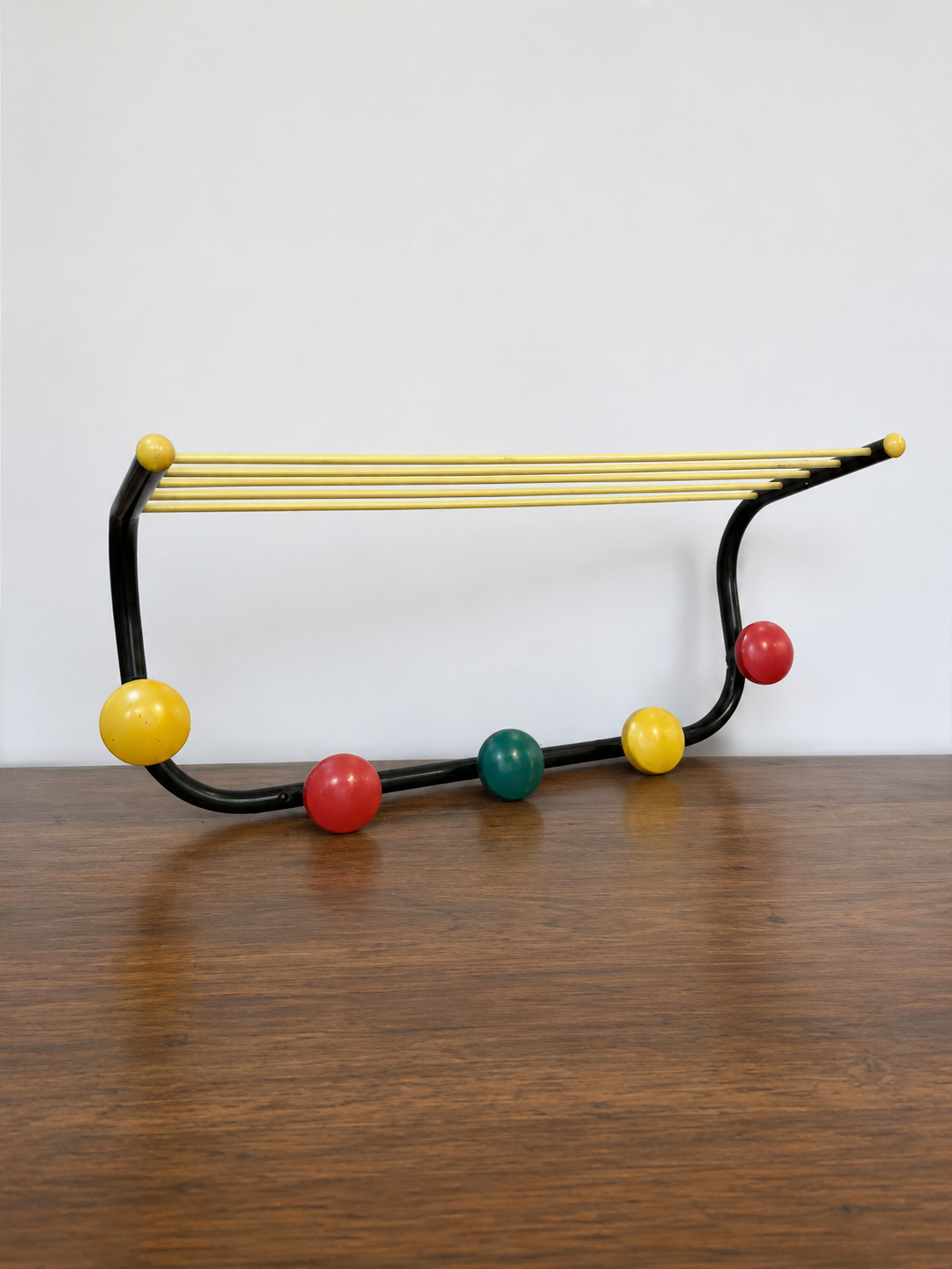 Mid Century Multi Coloured Coat Rack