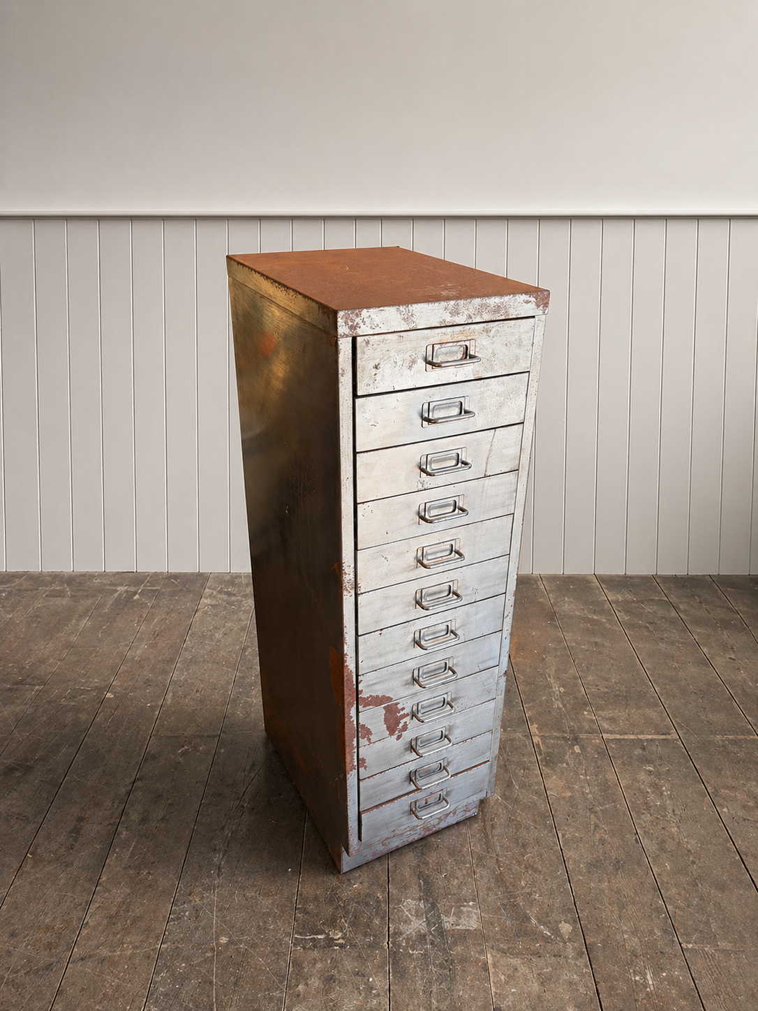 Vintage Industrial Filing Cabinet