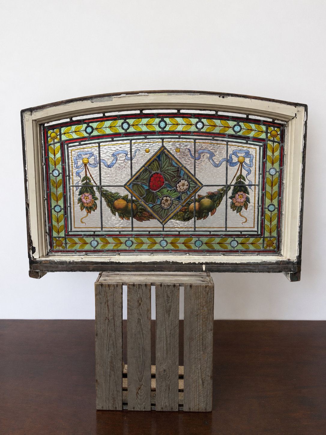 Victorian Arched Stained Glass
