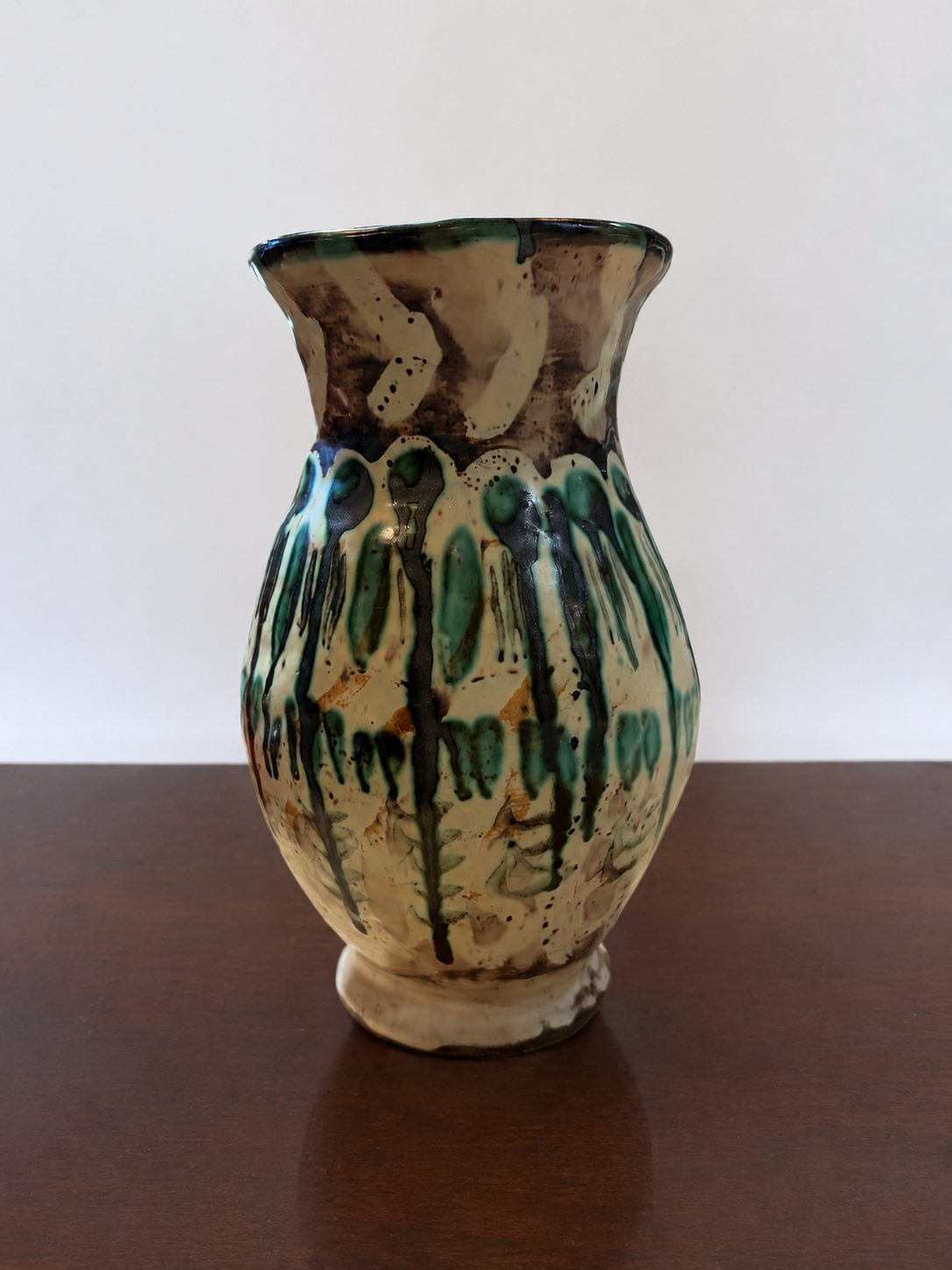 Vintage Glazed Earthenware Ceramic