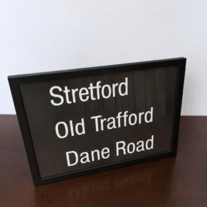 Old Trafford Local Destinations Print