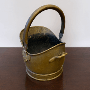 Antique Brass Coal Bucket
