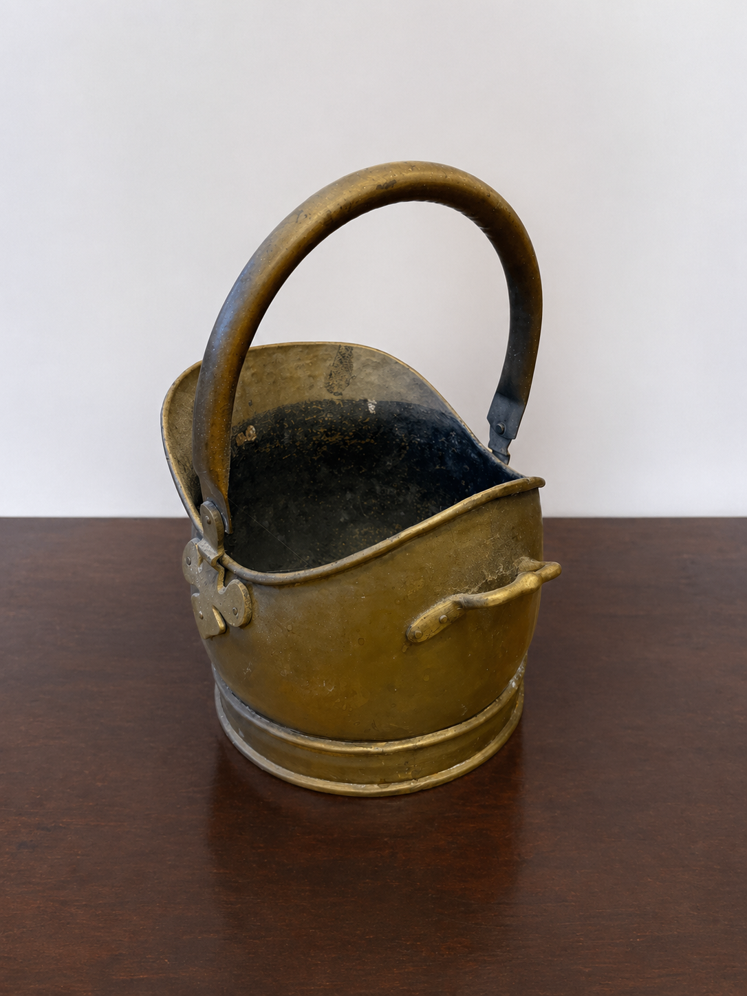 Antique Brass Coal Bucket
