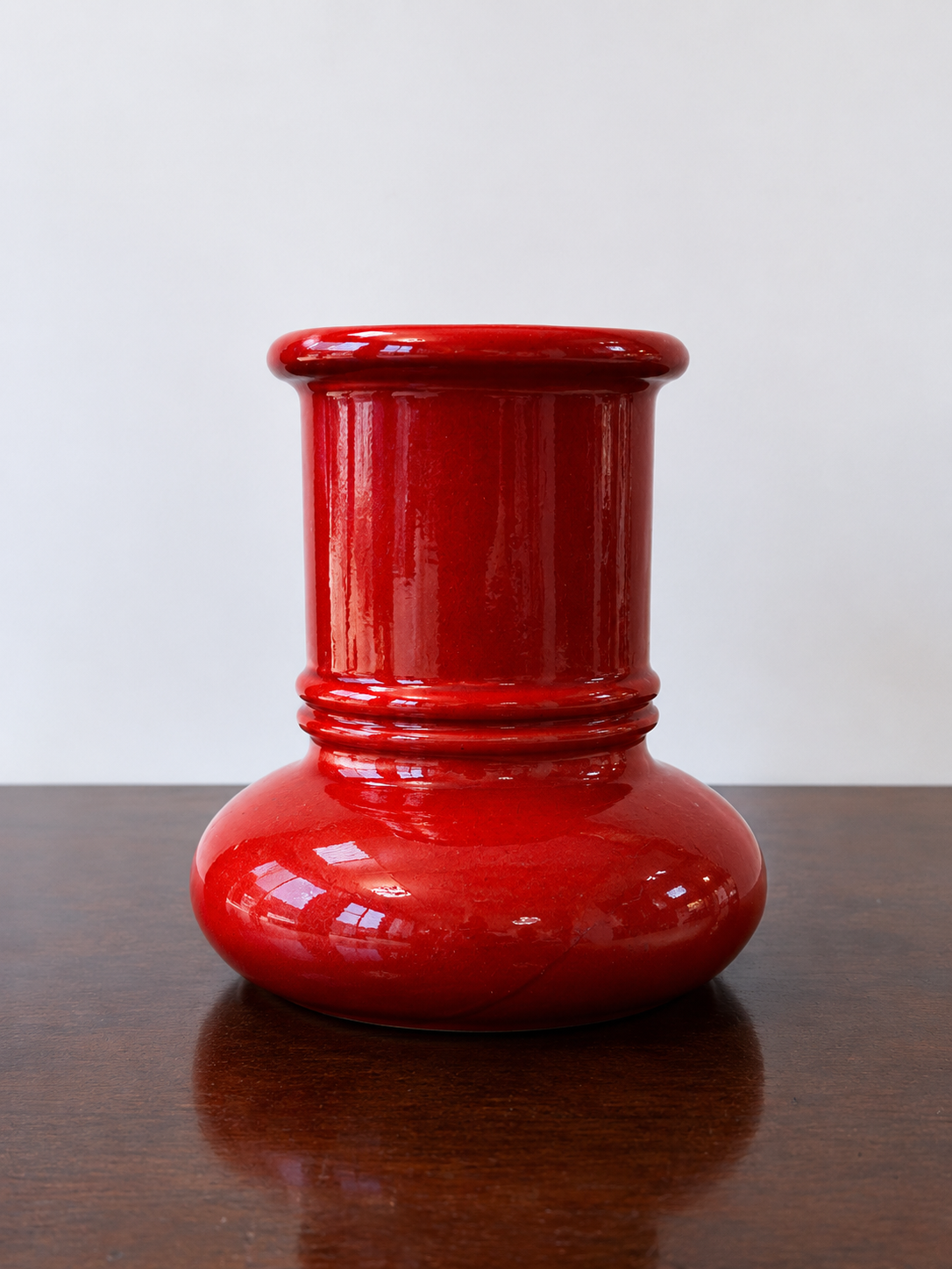 Contemporary Blackware Pottery Vase