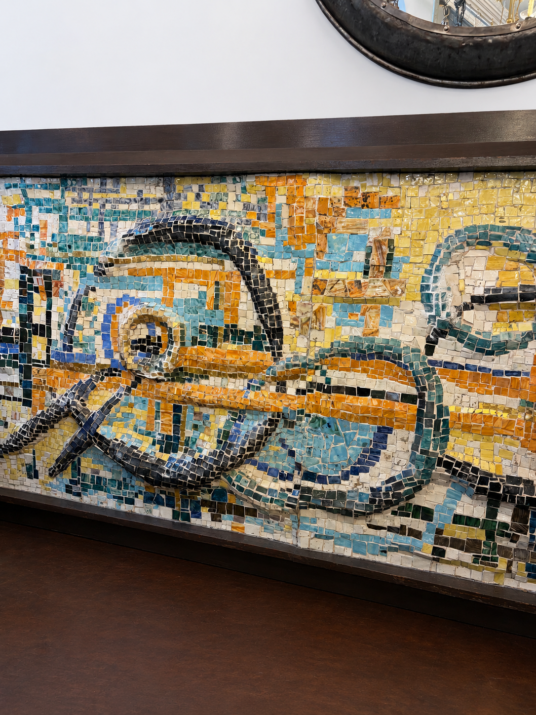 Contemporary Mosaic Mural Art Piece