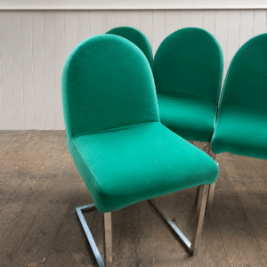 Milo Baughman Style Cantilever Chrome Dining Chair Milo Baughman Cantilever Chrome Dining Chair