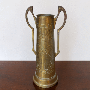 Antique Art Nouveau Copper Vase