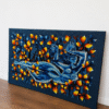 Vintage Fuel Can ‘Petroleum Spirit’ Mid Century 'Undine' French Tapestry
